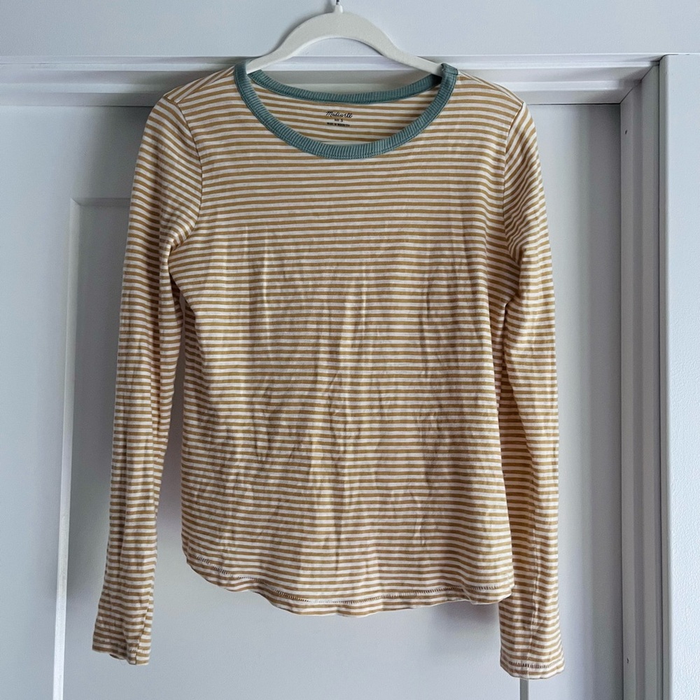 Madewell Striped Long Sleeve 100% cotton S
